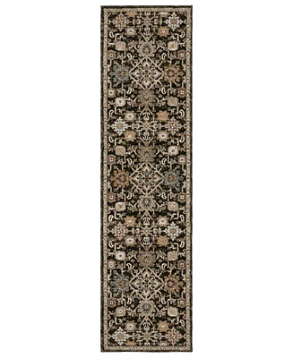 Oriental Weavers Andorra 2396B 2'6"x12' Runner Area Rug
