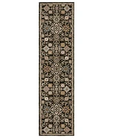 Oriental Weavers Andorra 2396B 2'6"x12' Runner Area Rug