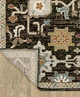 Oriental Weavers Andorra 2396B 2'6"x12' Runner Area Rug