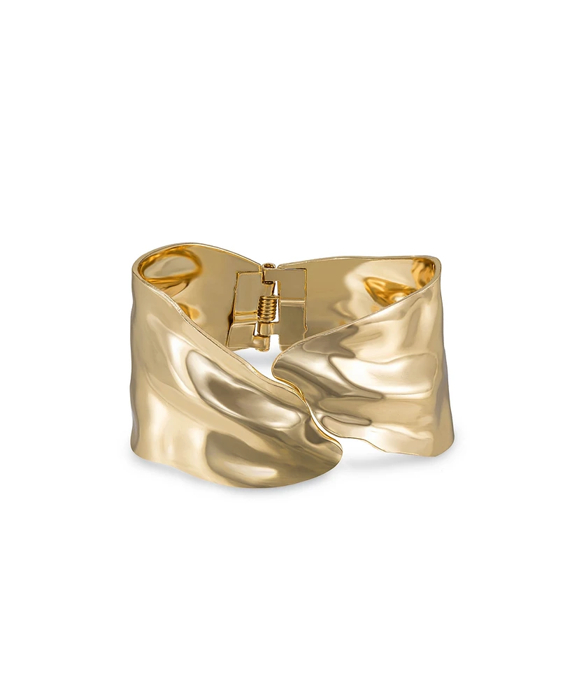 Ettika Melted Abstract Cuff Bracelet