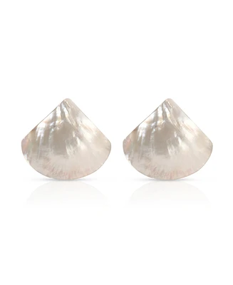 Ettika Rising Tide Mother of Pearl Stud Earrings