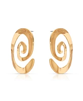 Ettika Aura Swirl Statement Earrings