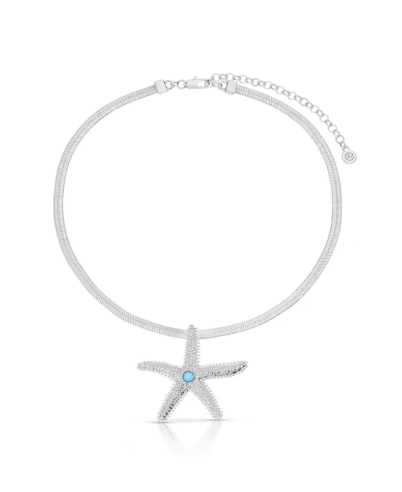 Ettika Mermaid Cove Starfish Pendant Necklace