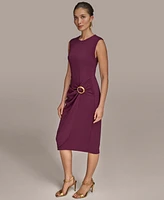 Donna Karan New York Women's Hardware Sleeveless Sheath Dress