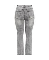 City Chic Plus Harley Fit Keyla Straight Jean