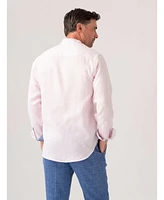 Koy Clothing Men's Long Sleeve Grandfather Collar Shirt