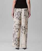 Calvin Klein Women's Printed Pull-On Pants