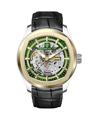 Christian Van Sant Men's Romeo Green Dial Watch - CV9503