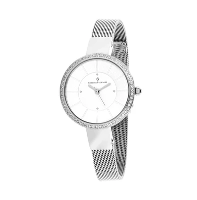 Christian Van Sant Women's Reign Silver Dial Watch - CV0220
