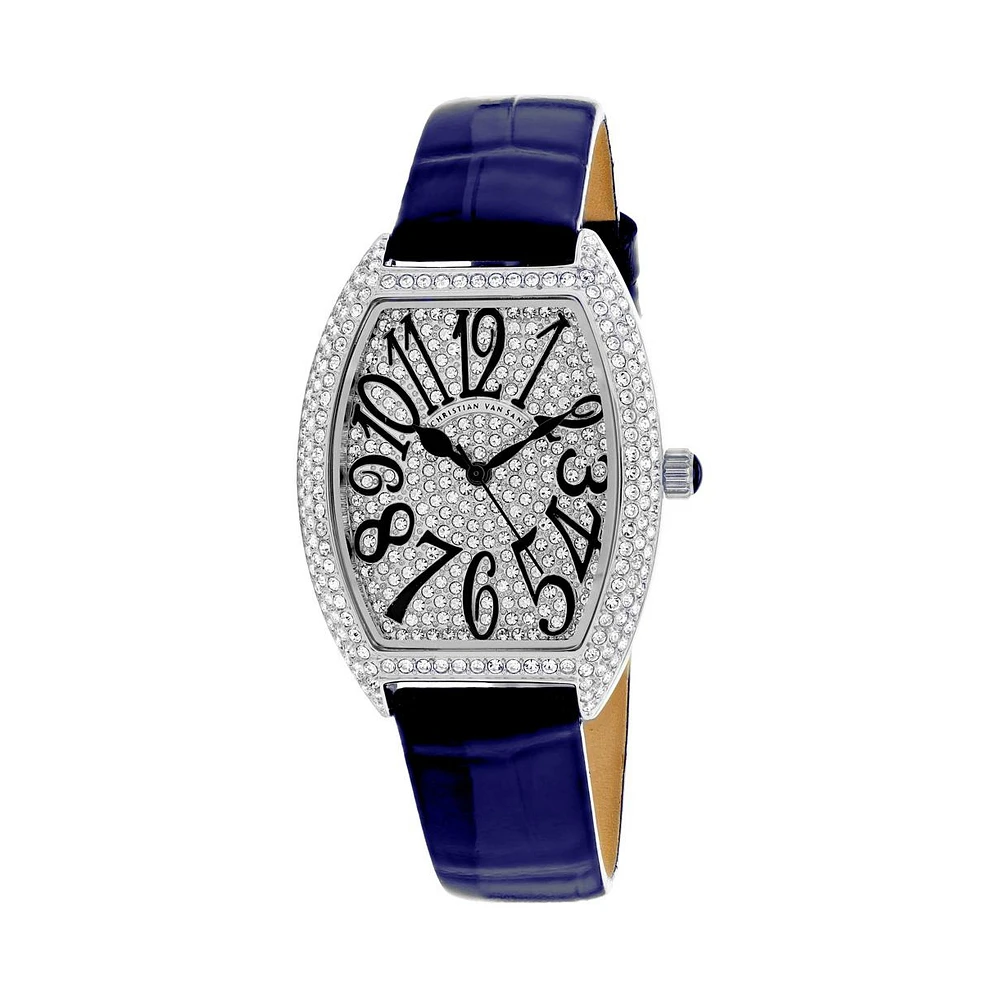 Christian Van Sant Women's Elegant Silver Dial Watch - CV4821