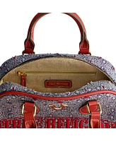 True Religion Tile Denim Mini Satchel