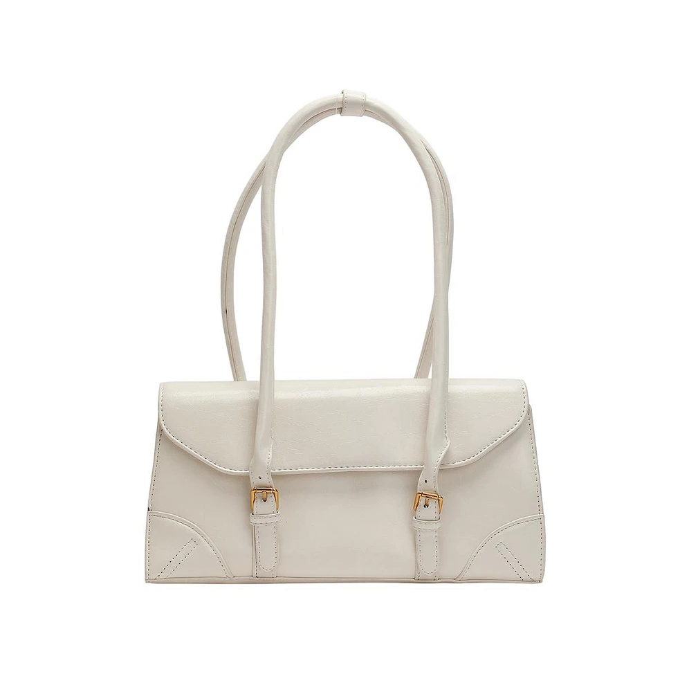 Women's The Coreline Satchel Bag - Ecru White