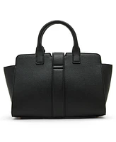 Anne Klein Covered Buckle with Convertible Strap Medium Satchel Bag