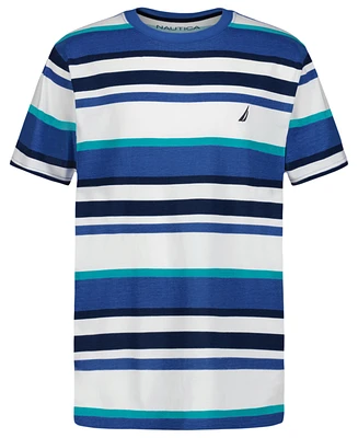 Nautica Big Boys Preppy Stripe Short Sleeve T-Shirt