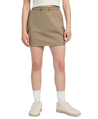 Guess Women's Carla Drawstring-Waist Cargo Mini Skirt