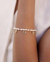 Ettika Aura Mother of Pearl Stretch Bracelet