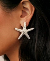 Ettika Statement Starfish Drop Earrings