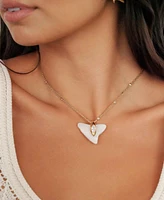 Ettika Deep Ocean Shark Pendant Necklace