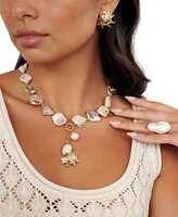 Ettika True Shell Pendant Necklace