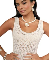 Ettika Sunken Treasure Shell Pendant Necklace