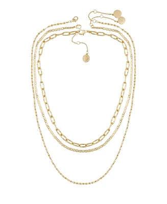 Vince Camuto Layered Chain Necklace Trio Set