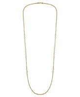 Vince Camuto Gold Tone Long Station Necklace