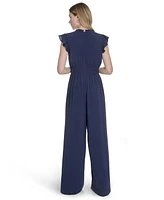 Vince Camuto Women's Sleeveless V-Neck Jumpsuit