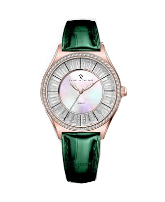 Christian Van Sant Women's Luna Mother of pearl Dial Watch - CV3207