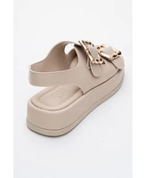 Prologue Shoes Slope Double Strap Sandal (Women)