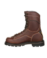 Georgia Boot Men's Amp Lt Logger Composite Toe Low Heel Waterproof Work