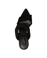 Schutz Women's Meline Twisted Dual-Band Mule Sandals