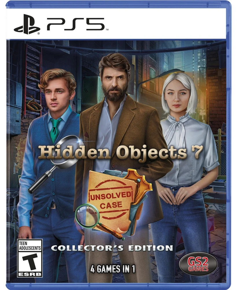 GS2 Games Hidden Objects 7: Unsolved Case Collector's Edition for Playstation 5