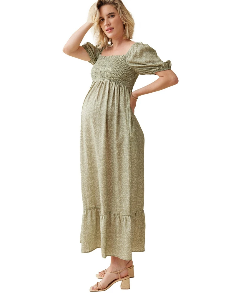 Ingrid + Isabel Maternity Shower Maxi Dress