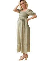 Ingrid + Isabel Maternity Shower Maxi Dress