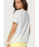 Edikted Womens Tropical Fruits Graphic T Shirt