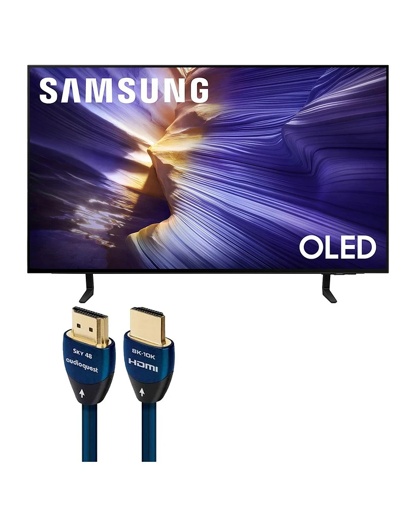 Samsung S90F 42 Inch 4K Oled Smart Tv with AudioQuest Sky 3m Hdmi Cable