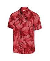 Tommy Bahama Men's Red Arizona Cardinals Big Tall Coast Nuevo Fronds IslandZone Button-Up Shirt