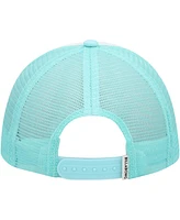 Billabong Women's White/Aqua Pitstop Trucker Snapback Hat