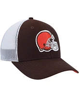 '47 Brand Big Boys and Girls Brown/White Cleveland Browns Adjustable Trucker Hat