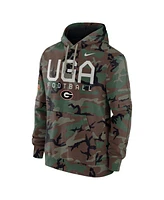 Nike Men's Camo Georgia Bulldogs 2024 Military Appreciation Club Fleece Pullover Hoodie