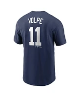 Nike Men's Anthony Volpe Navy New York Yankees Fuse Name Number T-Shirt