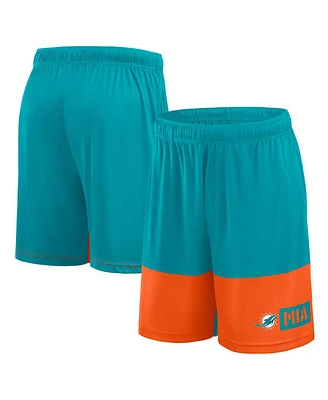Logo Athletic Men's Aqua Miami Dolphins Best of the Shorts