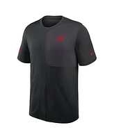 Nike Men's Black Arizona Cardinals Sideline Uv Performance Coach T-Shirt