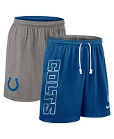 Nike Men's Royal Indianapolis Colts Sideline Reversible Performance Shorts