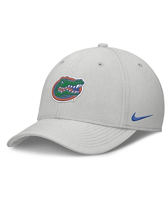Nike Men's Gray Florida Gators Rise Practice Performance Adjustable Hat