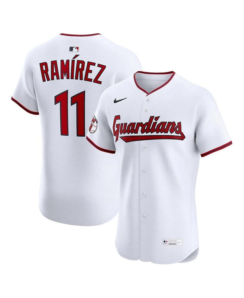 Nike Men's Jose Ramirez White Cleveland Guardians Home Elite Jersey