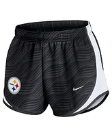 Nike Women's Anthracite Pittsburgh Steelers Tempo Performance Shorts
