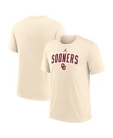 Jordan Men's Natural Oklahoma Sooners Arch Logo Tri-Blend T-Shirt