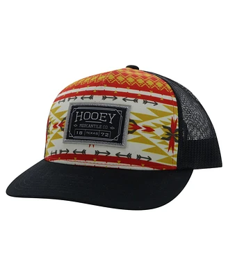 Hooey Men's Cream/Black Mercantile Trucker Adjustable Hat