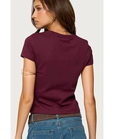 Edikted Women's Natalie T Shirt